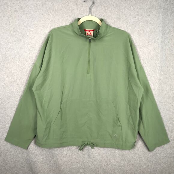Gerry Windbreaker Jacket Large Thin 1/4 Zip UPF Dry Active Hiking Outdoor GORP - Picture 1 of 10